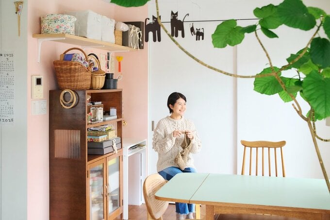 夫と愛猫3匹と都内にある築40 年のマンションで暮らす、宮川ひかるさん