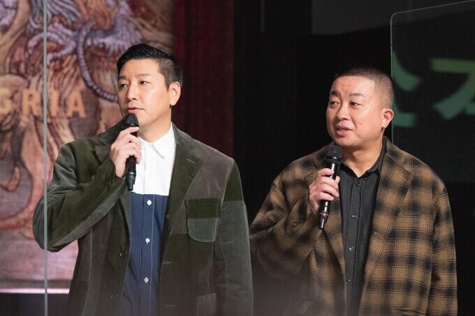 チョコレートプラネットの長田庄平さん(左)と松尾駿さん(右)