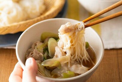そうめんを「つけ麺風」に食べたら美味！フォロワー90万人が太鼓判のベストレシピ