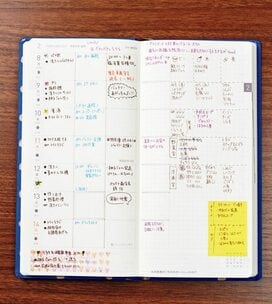 手帳達人の使いこなし術。冷蔵庫の中身も書き込み、買い物をラクに