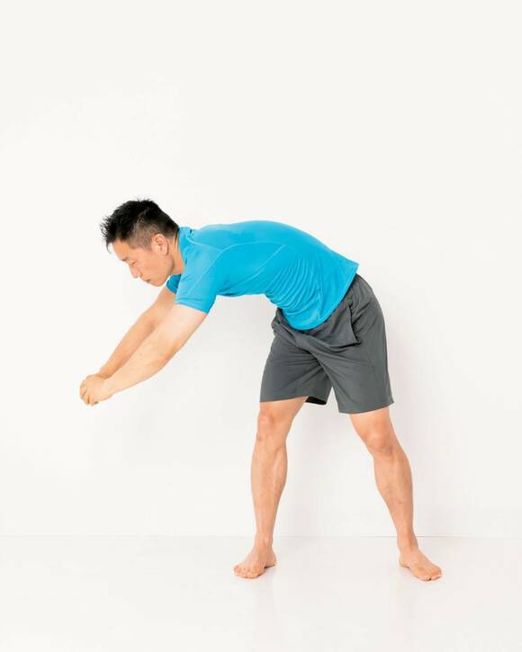 大きくカラダを回す