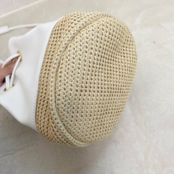 ザツザイコンビネーションドローストリングバッグの底