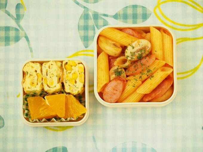 トマトペンネ弁当