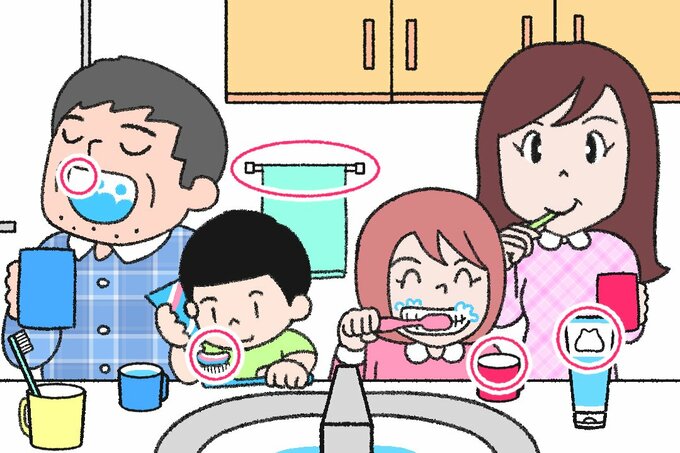 歯磨き間違い探し答え