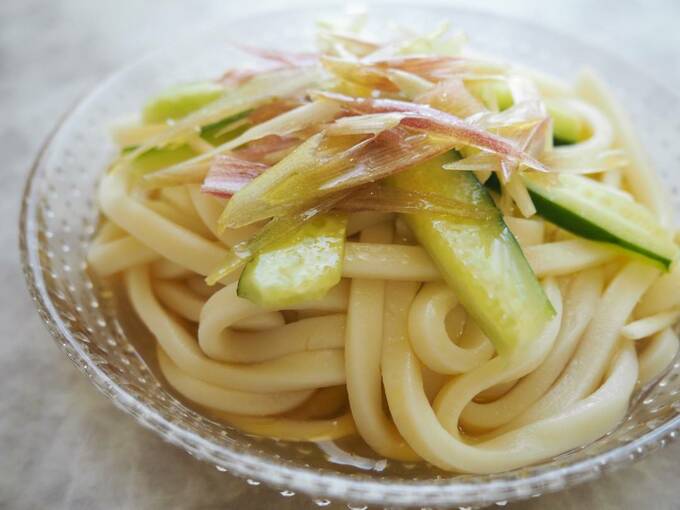 レモンの香りがするうどん