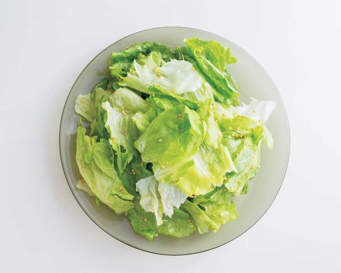 レタスのゴマナムル