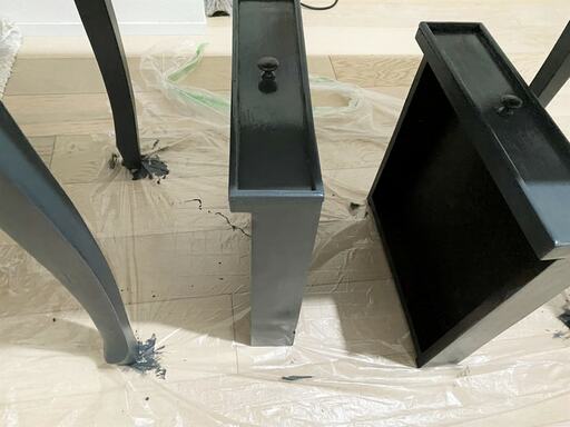 二度塗りをする