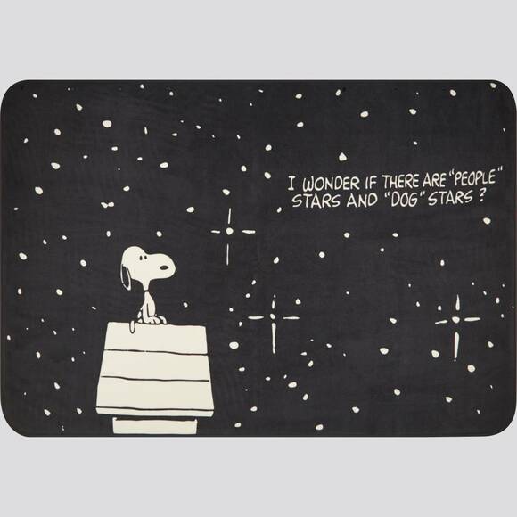 黒スヌーピーブランケット