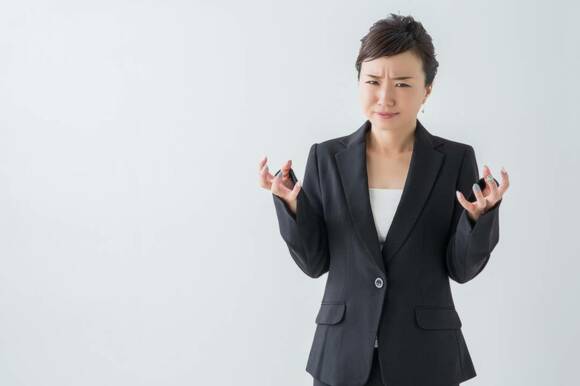 イライラしているイメージ