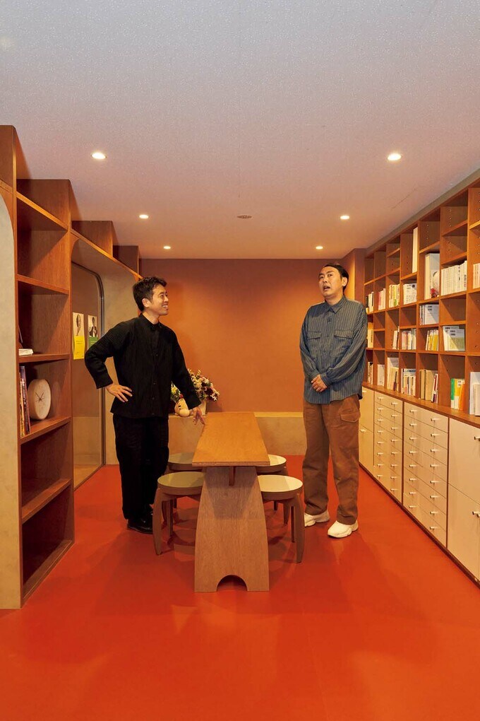 サロンのような休憩スペース