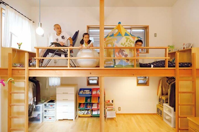 子ども部屋にあるロフト