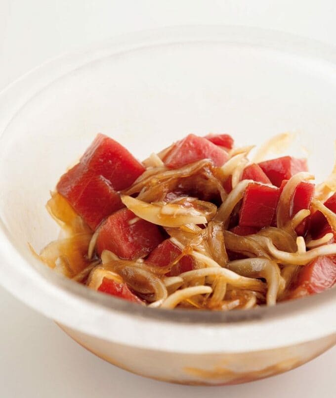 マグロとタマネギ