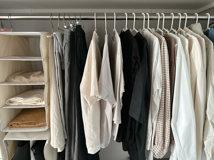 つうさんのクローゼット収納