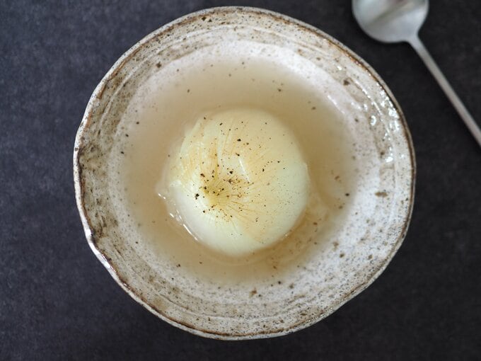 「新タマネギのまるごとスープ」