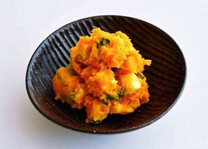 カボチャのチーズサラダ