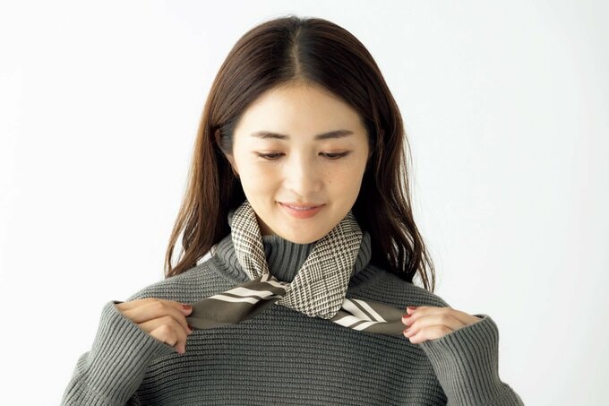 交差させる画像