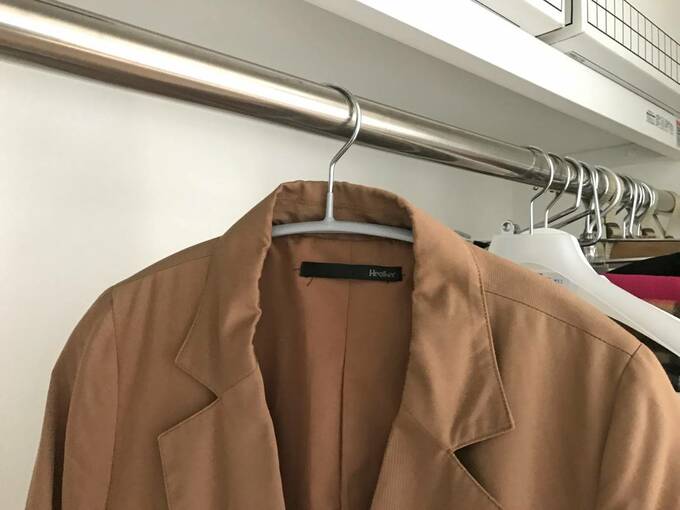 男性用のスーツの肩にも対応