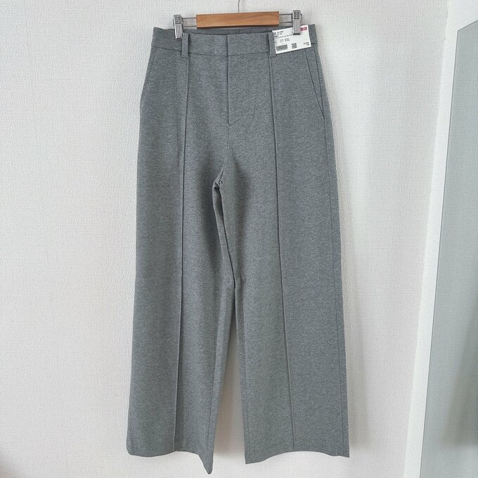 ブラッシュドジャージーワイドパンツ