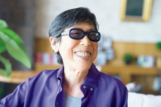 サングラスをかけた西さん