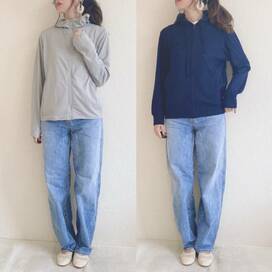 ユニクロUVカットパーカを比較。手の甲までしっかりカバー