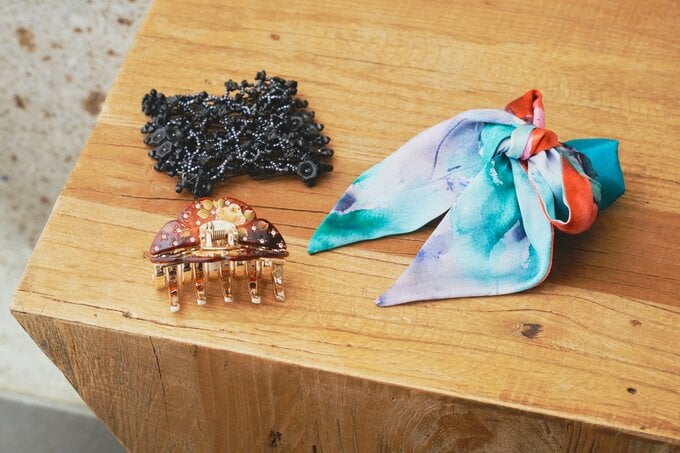 今回使用したヘアアクセサリー