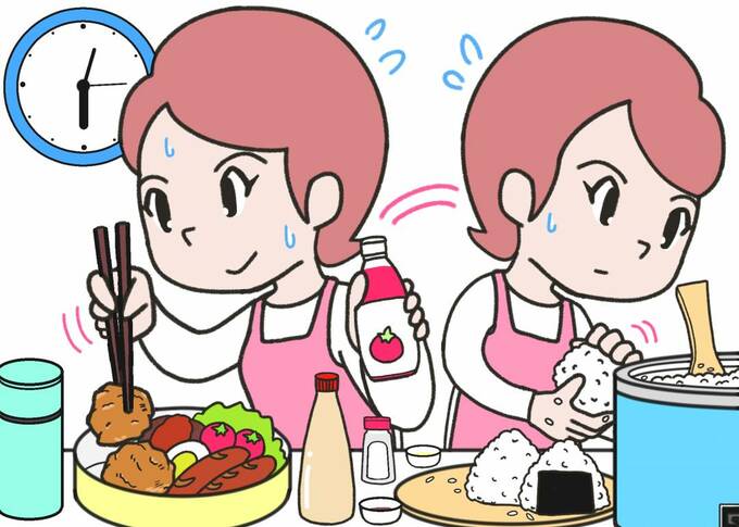 お弁当づくり間違い探し2