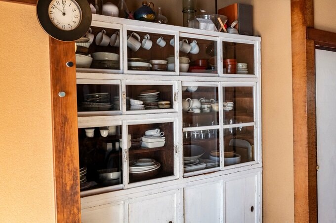 一田さんの食器棚