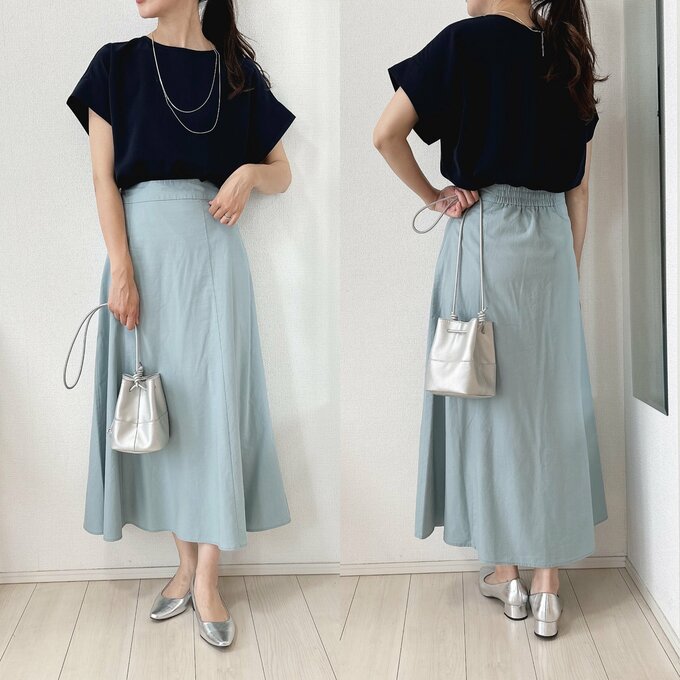 フレアスカート合わせ