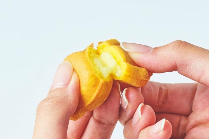 中はカスタードぎっしり