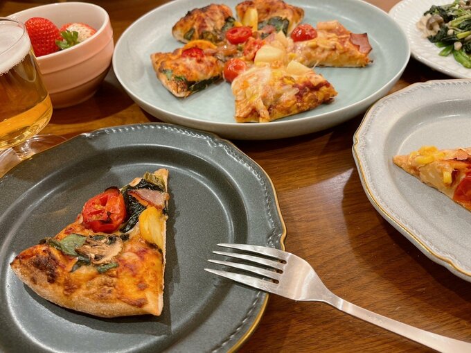 おうちでピザを楽しむ