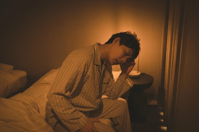 眠れない