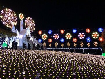 あしかがフラワーパークで夜景を。首都圏からアクセス良好！