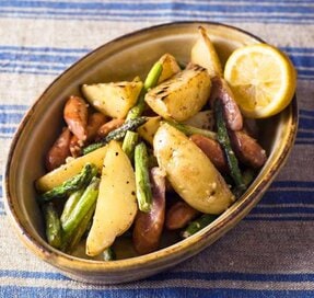 ＜電子レンジレシピ＞つくりおきできるジャーマンポテト風サラダ