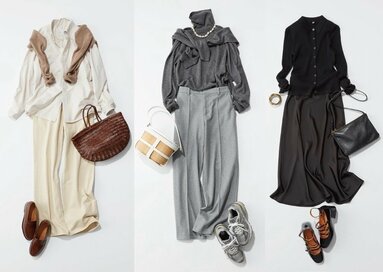 上下「ユニクロ」は少ない色があか抜けるコツ。スタイリストおすすめの鉄板コーデ3つ