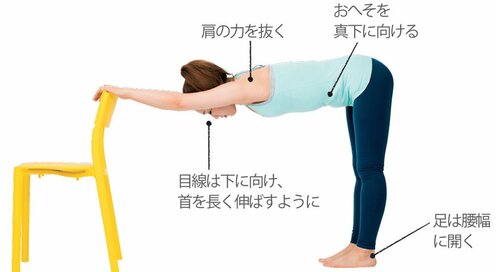 運動不足の体にメディカルヨガ。イスを使って体力アップ