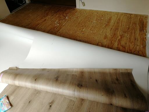 ペット用対応のクッションフロア