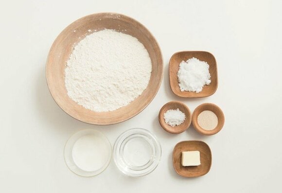 ポリ袋で簡単　混ぜるだけパン