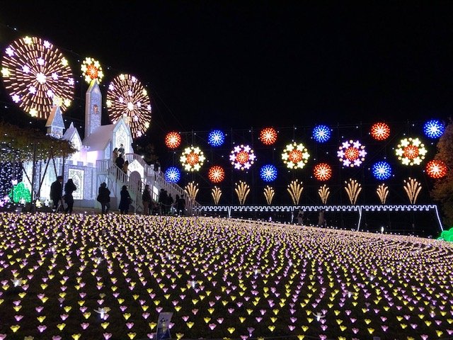 花火のイルミネーション