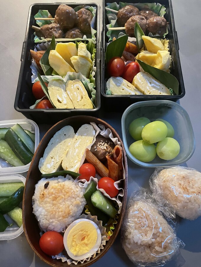 3人分のお弁当