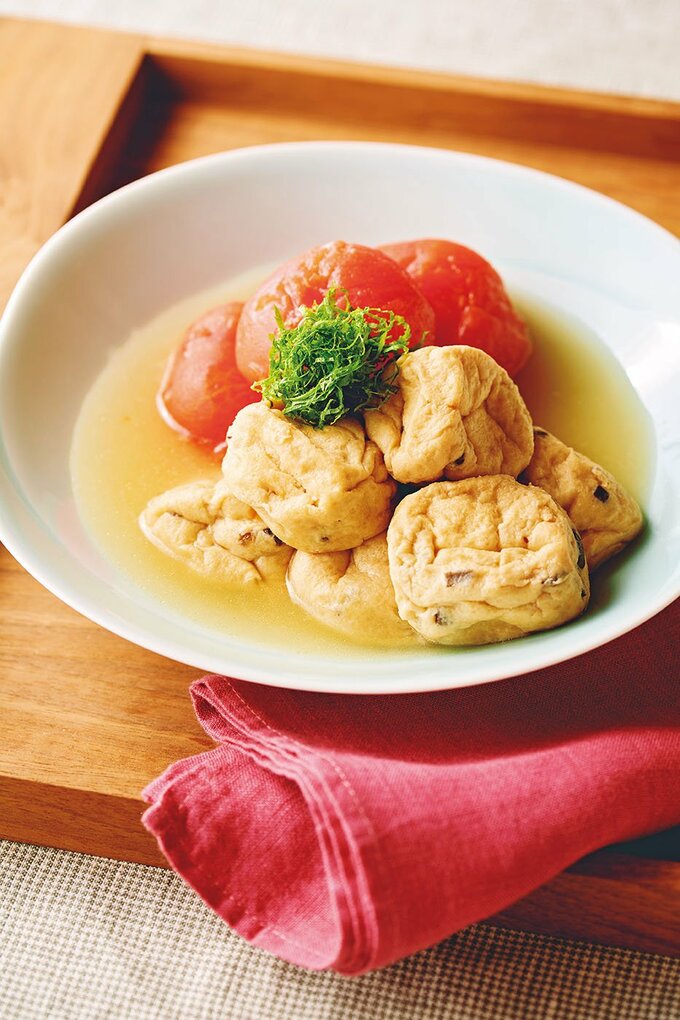 ひろうすとトマトの炊いたん