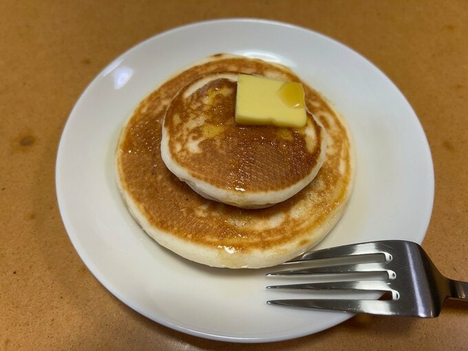 無印良品の米粉パンケーキ