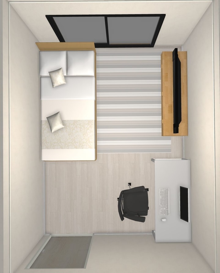 6畳の部屋に置けるベッドの大きさは?配置のポイントをプロが解説 | ESSEonline(エッセ オンライン)