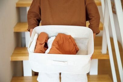 バスタオルはたたまない。時短がかなう洗面室＆クローゼット収納術