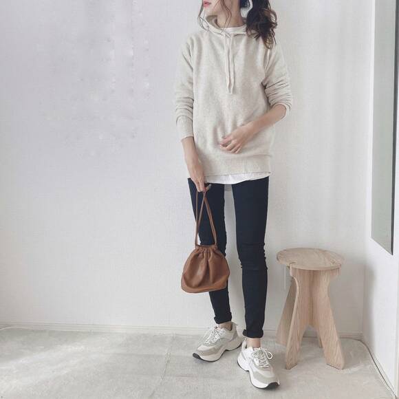 スキニーと合わせたコーデ