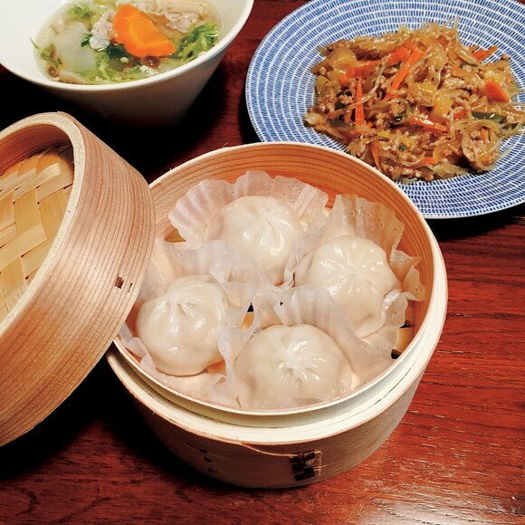 セイロに入れて食卓に出せば、見た目もぐっと豪華に