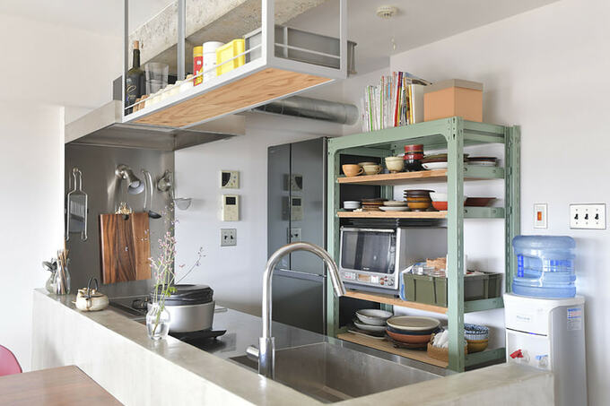 家族と会話がしやすいキッチン