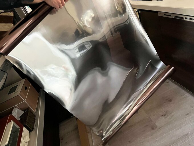 フィルムを広げた様子