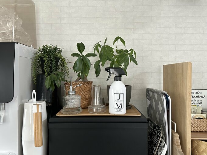 大木さんアルコールスプレー