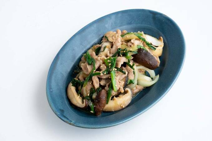 豚肉のプルコギ風炒め