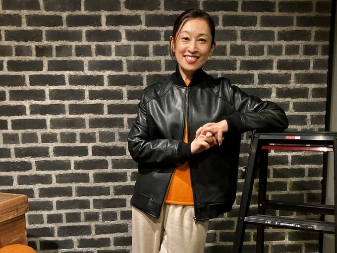 ジビエレザーのジャンパー